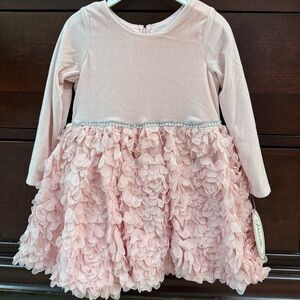 Nannette Pink Ruffle Dress